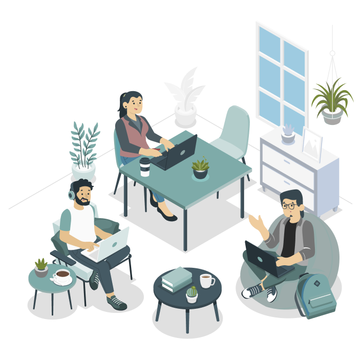 Coworking illustration